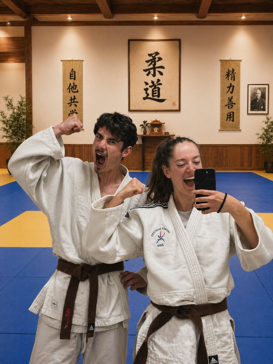 DEUX NOUVELLES CEINTURES NOIRES AU JUDO CLUB DES BRASSES