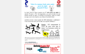 1er  taïso party by night,
