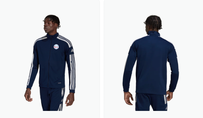 Veste d'entraînement SQUADRA 21 homme BLEU NAVY - 40 %