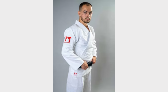  Kimono de judo Red FIGHTING FILMS Label 500Ggr + BRODERIE CLUB 