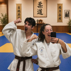 DEUX NOUVELLES CEINTURES NOIRES AU JUDO CLUB DES BRASSES